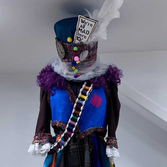 Johnnie Depp styled Mad Hatter costume size 12 - Picture 11 of 13